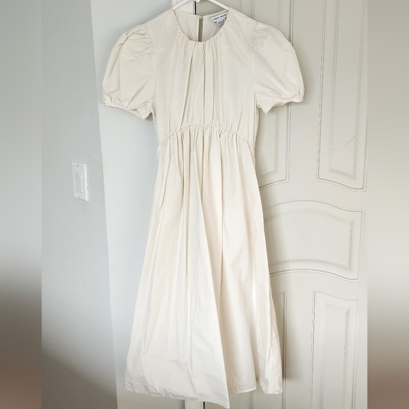 Urban Revivo Puff Sleeve A-Line Smock Dress S - Picture 10 of 10